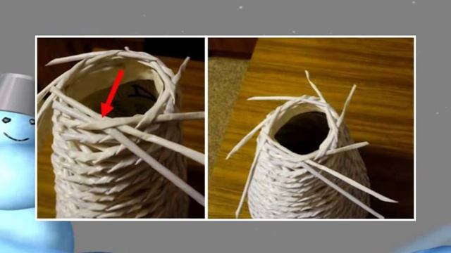 Плетёный снеговик из бумаги / Wicker snowman paper смотреть онлайн