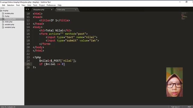 BELAJAR PHP PERCABANGAN IF, ELSE IF BAGI PEMULA смотреть онлайн