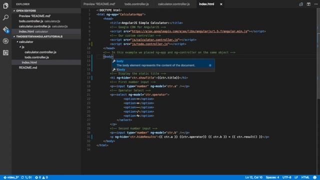 AngularJS Video 3: Directives and Todo App Part 1 смотреть онлайн