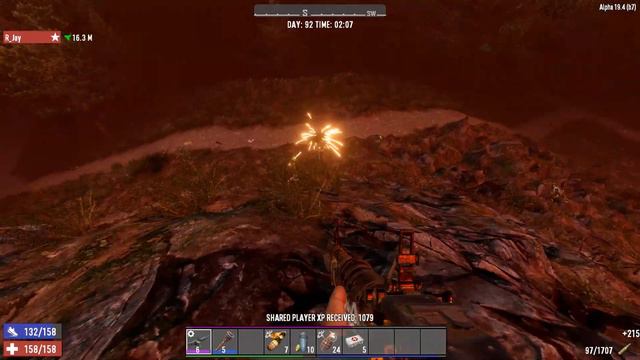 7 Days To Die - SMG Fortified Mountain Base Vs Horde Night Alpha 19.4 смотреть онлайн