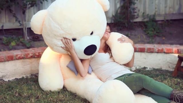 6ft Cream Cozy Cuddles | Huge Teddy Bear Gift | Giant Teddy Brand смотреть онлайн