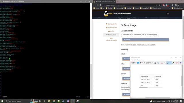 Minecraft Server 1.19.2 Java Edition - LinuxGSM смотреть онлайн