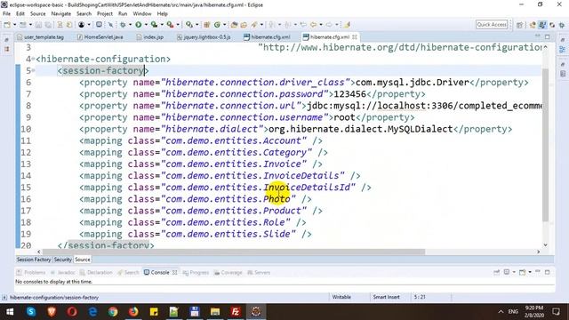 Build Completed Ecommerce with JSP-Servlet and Hibernate - Part 4 - Generate Entities from Tables смотреть онлайн