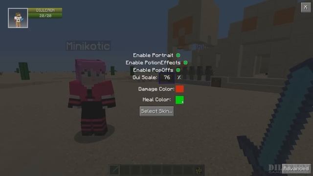 ч.14 - Индикатор урона (Hit Splat Damage Indicators) - Обзор мода для Minecraft смотреть онлайн