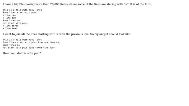 File editing using perl смотреть онлайн
