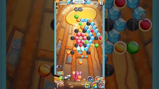 Bubble Mania level 517 - IOS Game смотреть онлайн