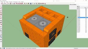 Порядовка отопительно варочной печи   подробный разбор