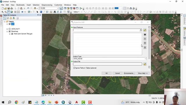 ?Bài 12. Xuất file KMZ, KML Sang File DWG của Autocad Bằng Phần Mềm ArcGis_ArcMap смотреть онлайн
