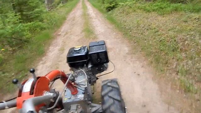 Прогулка по лесу на мотоблоке смотреть онлайн