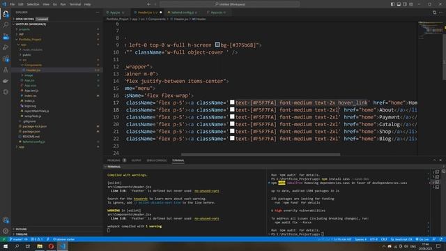 ? Create a Portfolio Website With React JS & Tailwind CSS ! смотреть онлайн