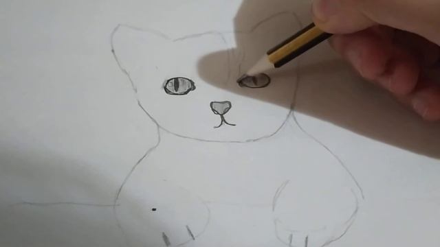 Самый лёгкий способ нарисовать кота смотреть онлайн