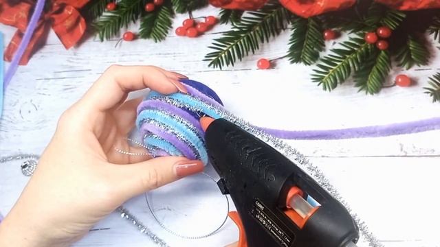 Новогодние шары МК ? DIY Christmas Ball ? смотреть онлайн