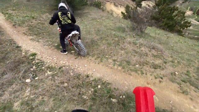 Выезд с бешеным Ромой на Kayo TT140