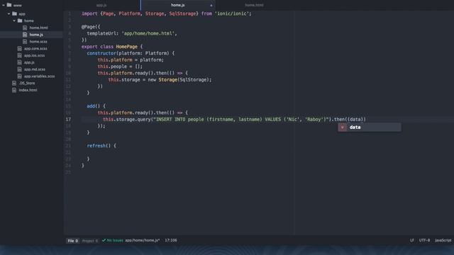 Use SQLite In Ionic 2 Instead Of Local Storage смотреть онлайн