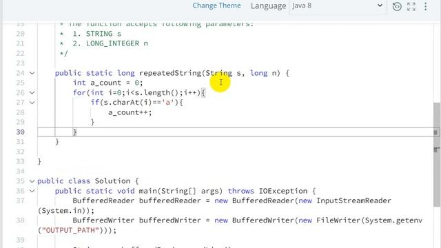 Repeated String Hackerrank Solution - java 8| Hackerrank Algorithms смотреть онлайн