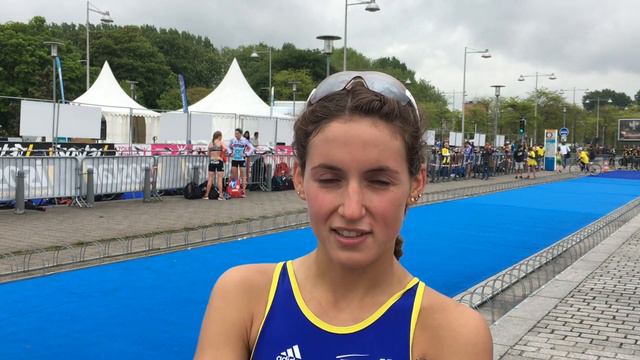 GP FFTRI Dunkerque 2016 // itw Léonie Periault (Poissy Triathlon) смотреть онлайн