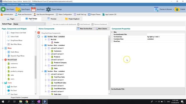 Creating Record Count Components in PHPRad Studio | Low Code смотреть онлайн