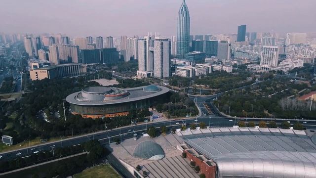 Aerial China:Changzhou, Jiangsu 江蘇常州