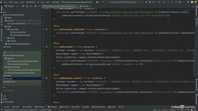 13. Solution Web integration testing смотреть онлайн