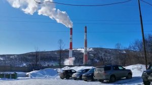 Сброс пара на ТЭЦ