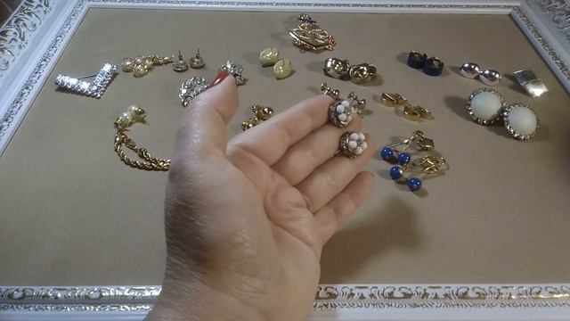 #винтажныеукрашения73. Продолжение распаковки посылки с украшениями. Заключительная. Серьги, клипсы смотреть онлайн