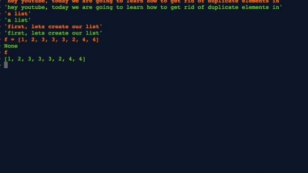 Python remove all duplicate values from a list