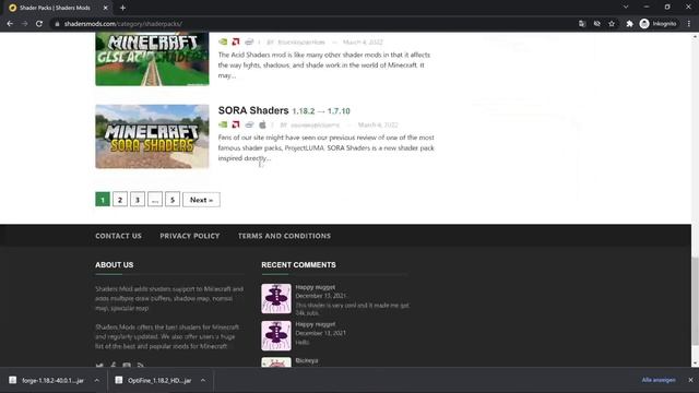 Minecraft 1.18.2 Forge installieren und 1.18.2 Shader installieren смотреть онлайн