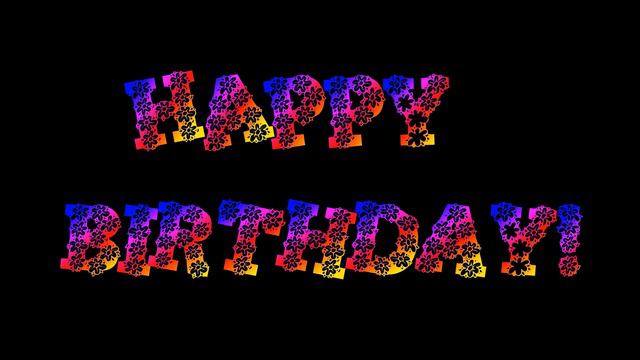 Happy birthday green screen !Footage chromakey green screen mask pattern chromakey Хэппи бездей смотреть онлайн