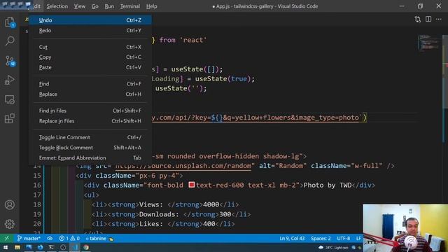 Image Gallery with React and Tailwind CSS смотреть онлайн
