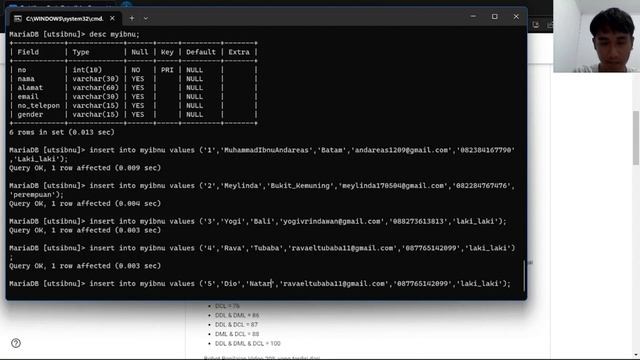 UTP Basis Data (DDL, DML, DCL) | Muhammad Ibnu Andareas | SQL смотреть онлайн