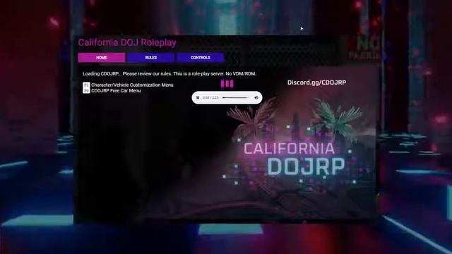 caliDOJRP fiveM server gta смотреть онлайн