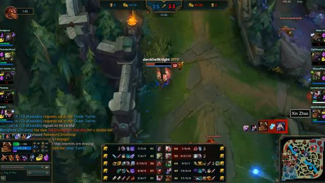 Xin Zhao The Ultra Rapid Fire - league of legends ( EUW смотреть онлайн