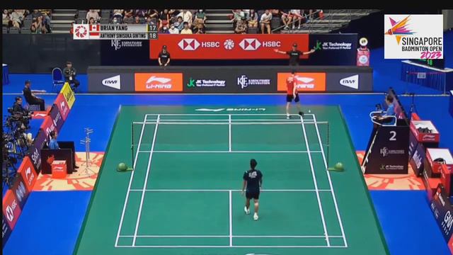 REAL GINTING..‼️ Anthony Ginting INDONESIA 🆚️ Bryan Yang CANADA || R16 SINGAPORE OPEN 2023 смотреть онлайн