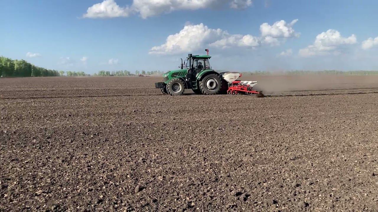 Пропашная сеялка точного высева KUHN Kosma + китайский трактор Agroapollo @agrozentr