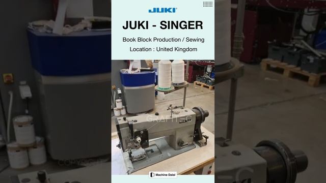 Used Book Block Production / Sewing Machine for SALE | JUKI - SINGER | @Machinedalal смотреть онлайн