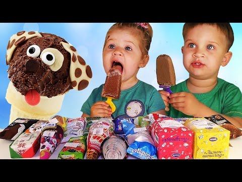 ✿ МОРОЖЕННОЕ 20 Видов ЧЕЛЛЕНДЖ Авторское Мороженное Challenge ICE CREAM смотреть онлайн