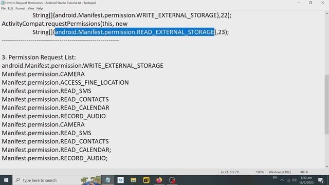 How to Request Permission - Android Studio Tutorial смотреть онлайн