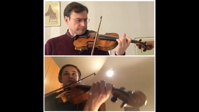Alessandro Rolla Duett für Violine und Viola 2. Satz Alexander Yakoniuk, Violine Irene Baiter, Viol смотреть онлайн