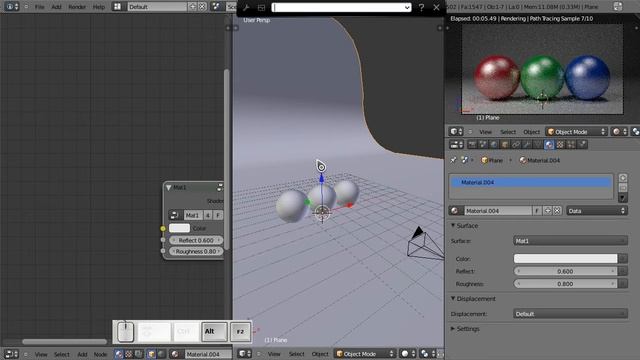 Blender Cycles renderer - grouping nodes in material editor смотреть онлайн