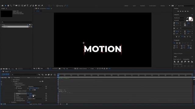 АНИМАЦИЯ (ПОЯВЛЕНИЕ) ТЕКСТА за 5 МИНУТ // Моушн дизайн // After Effects смотреть онлайн