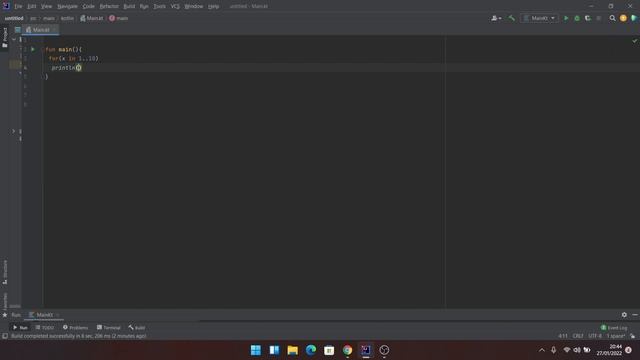 KOTLIN FOR LOOP| NO COMMENTARY || WAP to Print first ten 10 natural number using Kotlin | BASIC смотреть онлайн