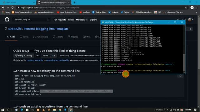 How to upload folder on github | git command | github new video 2021 смотреть онлайн