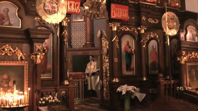 Пасха2010 - Польша Гданьск .В церкви Св.Николая. смотреть онлайн