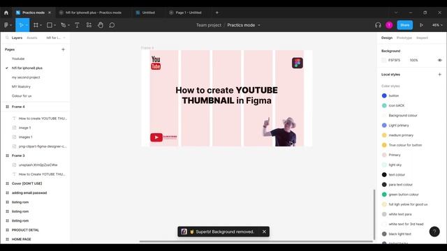 How to Make Professional YouTube Thumbs with Figma смотреть онлайн