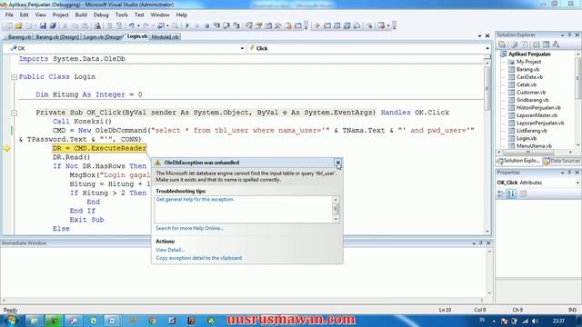 error The Microsoft Jet database engine cannot find the input table or query смотреть онлайн