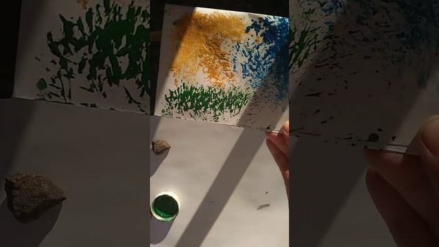 Рисуем с помощью природных материалов. Рисуем с малышами интересно. Видео смотреть онлайн