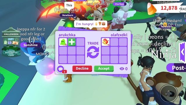 ТРЕЙДЫ НА НОВОГО НЕОН РАЙД СЛИЗНЯ В АДОПТ МИ! ЧТО ЗА НЕГО ДАЮТ? Adopt Me Roblox Trades ? смотреть онлайн