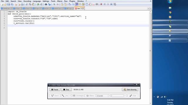 CONNECT ORACLE DATABASE PROCEDURE USING PYTHON смотреть онлайн