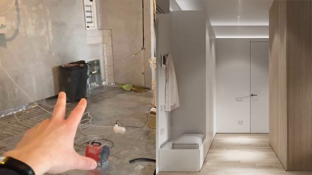 Дизайн квартиры в стиле МИНИМАЛИЗМ, ЖК Октябрьское поле смотреть онлайн