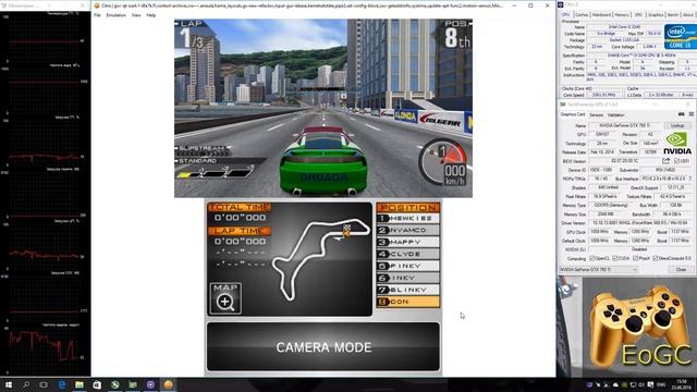 Citra 3DS Emulator - Ridge Racer 3D (2011). Ingame. Test run on PC #1 смотреть онлайн